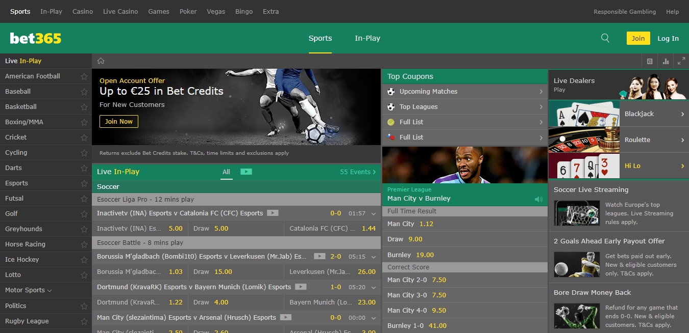 Bet365 mobile live